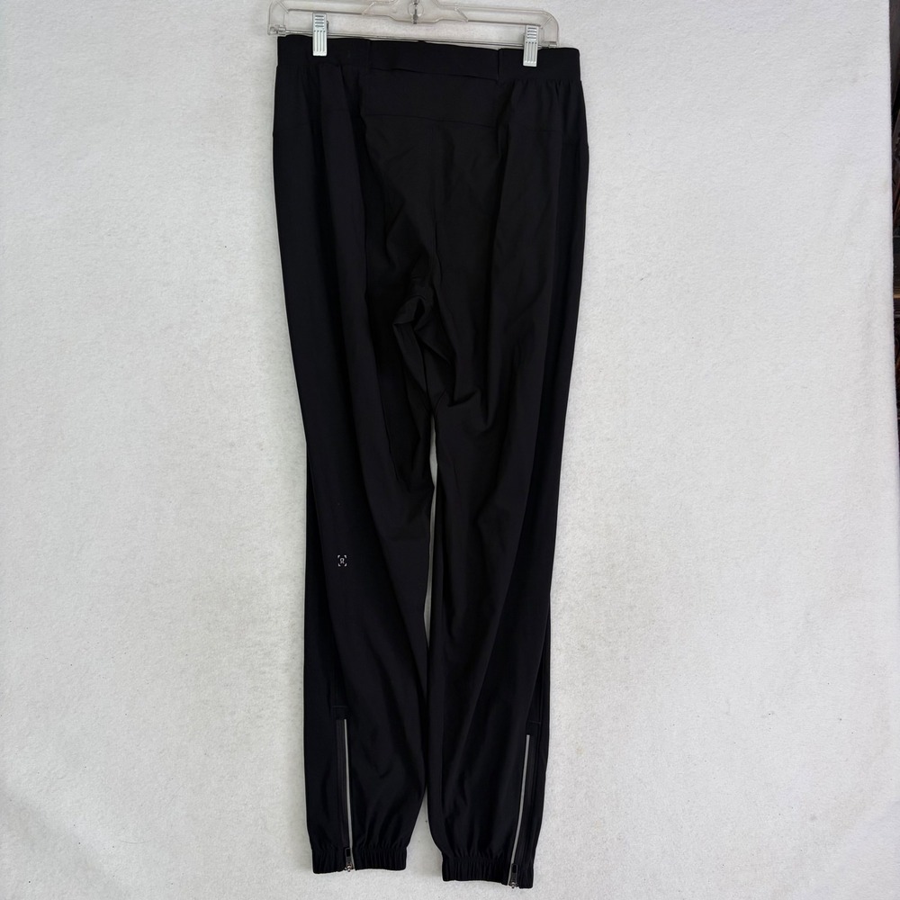 Lululemon Surge Jogger Mens Medium Black Zippered Cuff Running Gym Training Pant - Picture 3 of 8